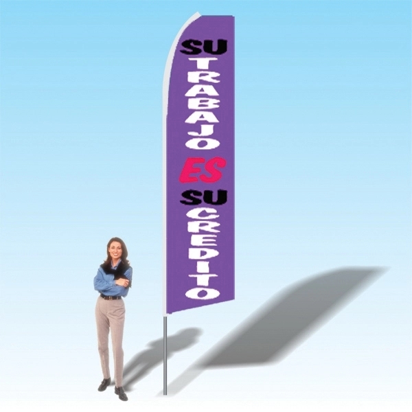 15ft. Advertising Banner Flag - Financial - 15ft. Advertising Banner Flag - Financial - Image 5 of 13