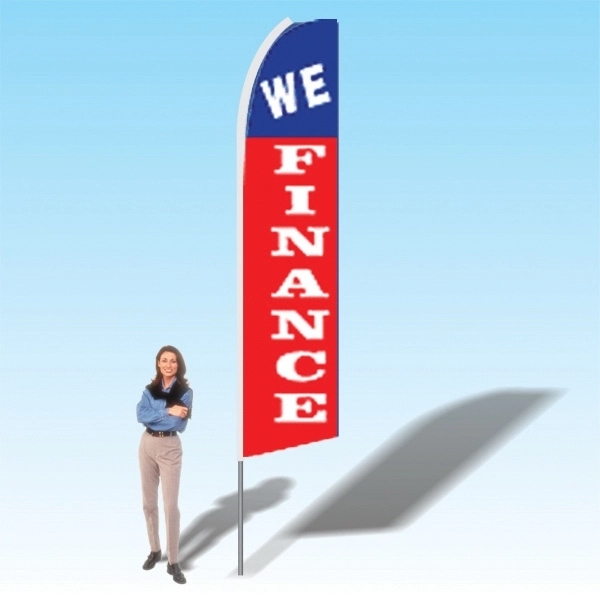 15ft. Advertising Banner Flag - Financial - 15ft. Advertising Banner Flag - Financial - Image 2 of 13