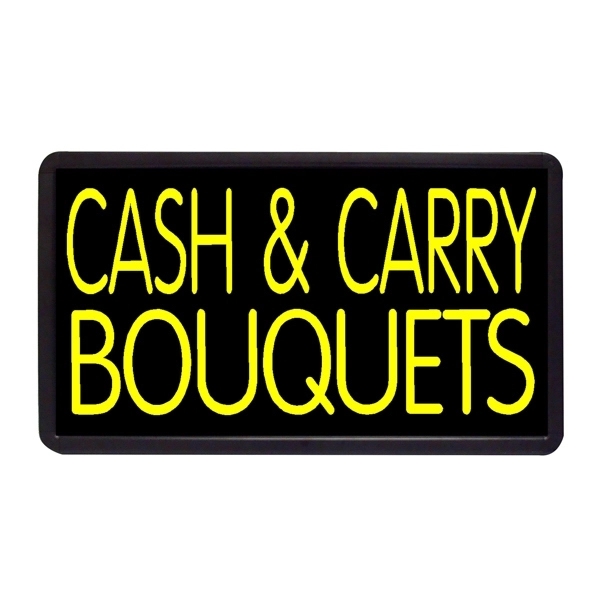 13" x 24" Simulated Neon Sign - Party/Gifts/Flowers - 13" x 24" Simulated Neon Sign - Party/Gifts/Flowers - Image 4 of 8