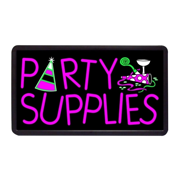 13" x 24" Simulated Neon Sign - Party/Gifts/Flowers - 13" x 24" Simulated Neon Sign - Party/Gifts/Flowers - Image 2 of 8