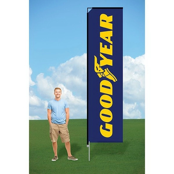 PromoFlag with Ground Stake-Double - PromoFlag with Ground Stake-Double - Image 1 of 3