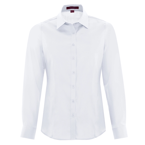Coal Harbour® Everyday Long Sleeve Woven Ladies' Shirt - Coal Harbour® Everyday Long Sleeve Woven Ladies' Shirt - Image 7 of 8