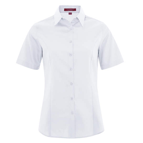 Coal Harbour® Everyday Short Sleeve Woven Ladies' Shirt - Coal Harbour® Everyday Short Sleeve Woven Ladies' Shirt - Image 7 of 9