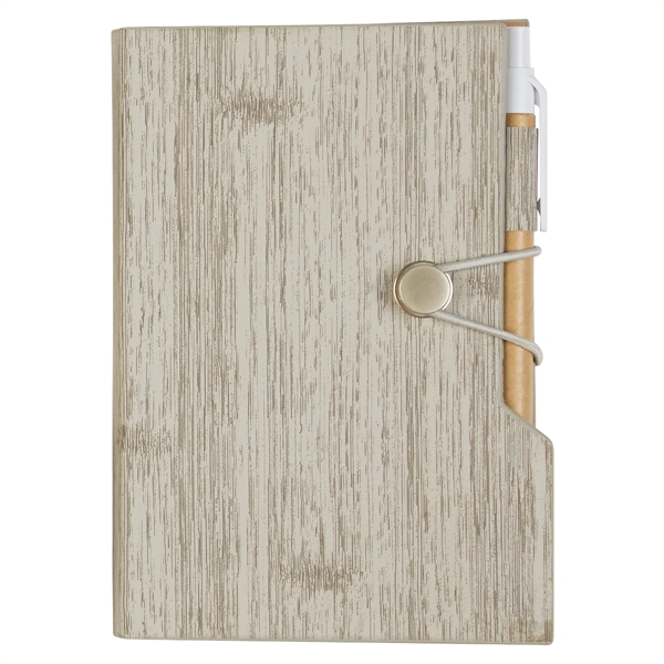 Woodgrain Look Notebook With Sticky Notes And Flags - Woodgrain Look Notebook With Sticky Notes And Flags - Image 7 of 14