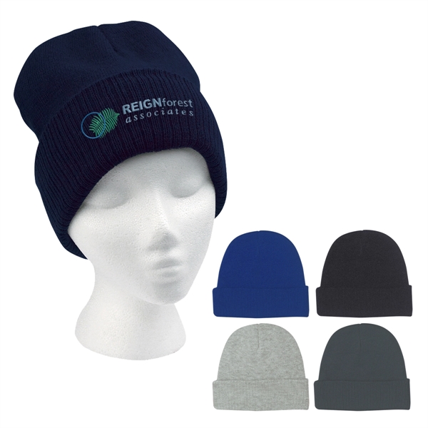 Knit Beanie With Cuff - Knit Beanie With Cuff - Image 0 of 10