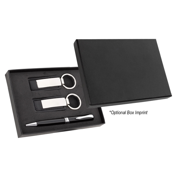 Executive Pen And Leatherette Key Tag Box Set - Executive Pen And Leatherette Key Tag Box Set - Image 3 of 3