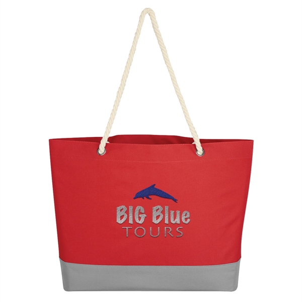 Boca Tote Bag With Rope Handles - Boca Tote Bag With Rope Handles - Image 16 of 19