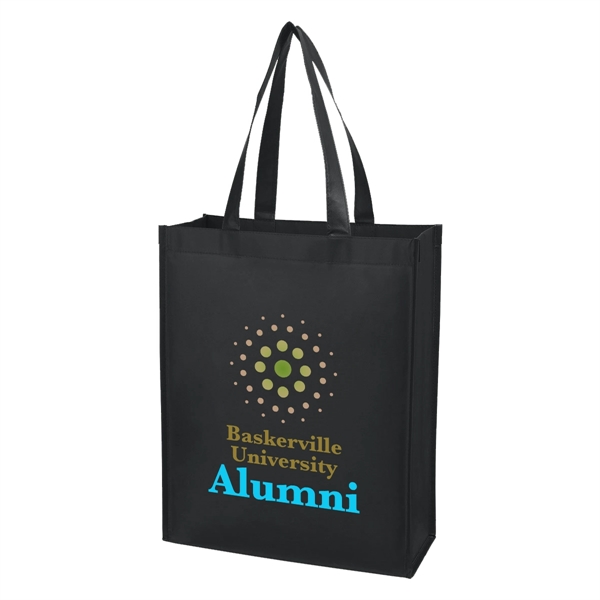 Matte Laminated Non-Woven Shopper Tote Bag - Matte Laminated Non-Woven Shopper Tote Bag - Image 6 of 15