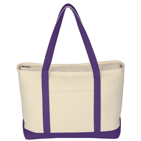 Large Starboard Cotton Canvas Tote Bag - Large Starboard Cotton Canvas Tote Bag - Image 18 of 48