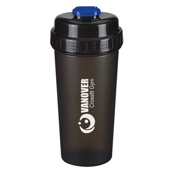 JYM 32oz Blender Bottle Blue/Gray