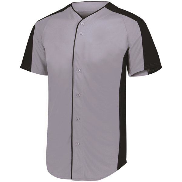 Augusta Sportswear Adult Full-Button Baseball Jersey - Augusta Sportswear Adult Full-Button Baseball Jersey - Image 11 of 15