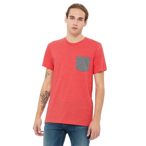 Bella + Canvas Men's Jersey Short-Sleeve Pocket T-Shirt - Bella + Canvas Men's Jersey Short-Sleeve Pocket T-Shirt - Image 41 of 96