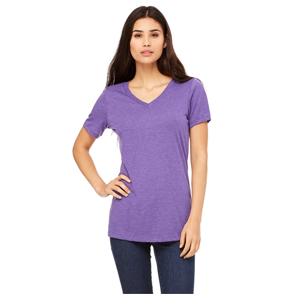Bella + Canvas Ladies' Relaxed Jersey V-Neck T-Shirt - Bella + Canvas Ladies' Relaxed Jersey V-Neck T-Shirt - Image 71 of 218