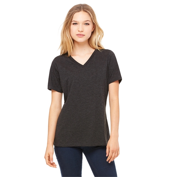 Bella + Canvas Ladies' Relaxed Jersey V-Neck T-Shirt - Bella + Canvas Ladies' Relaxed Jersey V-Neck T-Shirt - Image 74 of 220