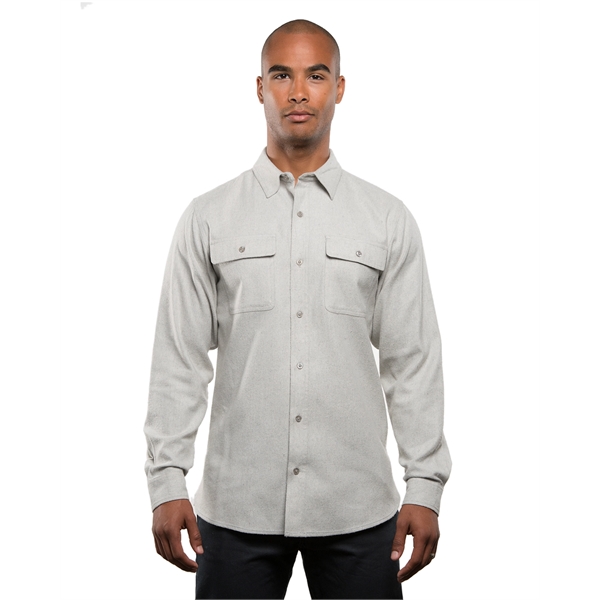 Burnside Men's Solid Flannel Shirt - Burnside Men's Solid Flannel Shirt - Image 12 of 28