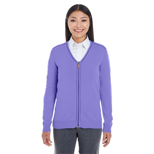 Devon & Jones Ladies' Manchester Fully-Fashioned Full-Zip... - Devon & Jones Ladies' Manchester Fully-Fashioned Full-Zip... - Image 9 of 27