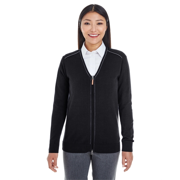 Devon & Jones Ladies' Manchester Fully-Fashioned Full-Zip... - Devon & Jones Ladies' Manchester Fully-Fashioned Full-Zip... - Image 10 of 27