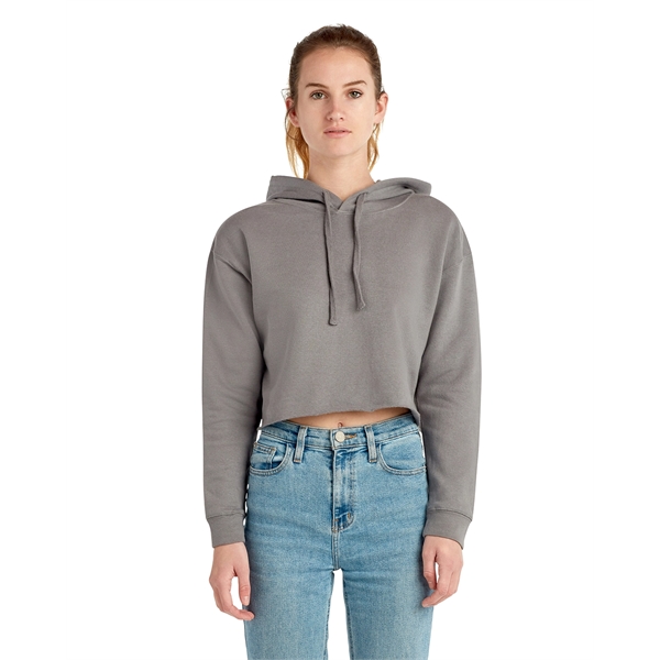 Lane Seven Ladies' Cropped Fleece Hoodie - Lane Seven Ladies' Cropped Fleece Hoodie - Image 10 of 31