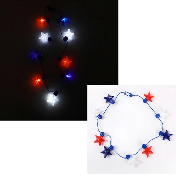 July 4th Light Up Necklace - July 4th Light Up Necklace - Image 0 of 2