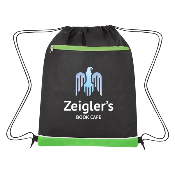 Non-Woven Bandura Drawstring Bag - Non-Woven Bandura Drawstring Bag - Image 8 of 15