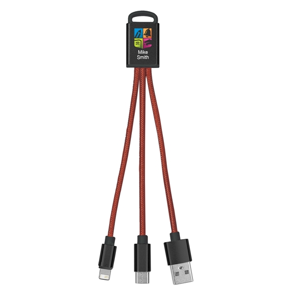 3-In-1 Braided Charging Buddy - 3-In-1 Braided Charging Buddy - Image 33 of 48