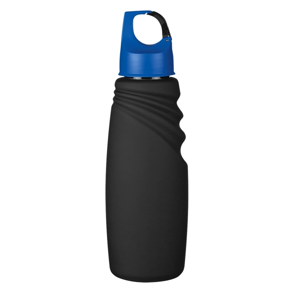 24 Oz. Matte Finish Crest Carabiner Sports Bottle