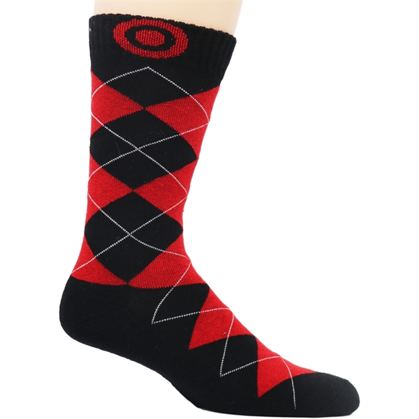 Custom Woven Pima Cotton Crew Dress Socks - Custom Woven Pima Cotton Crew Dress Socks - Image 0 of 7