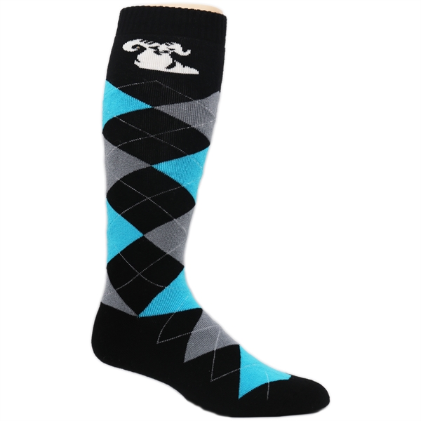 Custom Woven Organic Cotton Knee High Socks - Custom Woven Organic Cotton Knee High Socks - Image 3 of 3