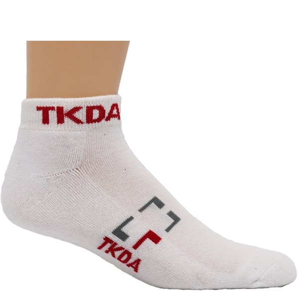 Custom Woven Pima Cotton Low-Cut Ankle Socks - Custom Woven Pima Cotton Low-Cut Ankle Socks - Image 5 of 5