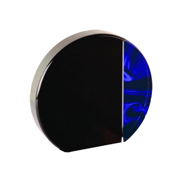 6" Round Blue Velvet Acrylic - 6" Round Blue Velvet Acrylic - Image 1 of 1