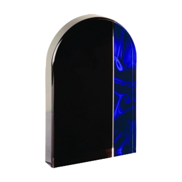 8" Arch Blue Velvet Acrylic - 8" Arch Blue Velvet Acrylic - Image 1 of 1