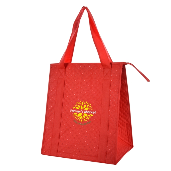 Dimples Non-Woven Cooler Tote Bag - Dimples Non-Woven Cooler Tote Bag - Image 16 of 27