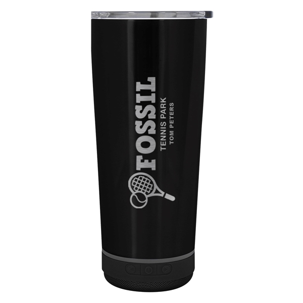 18 OZ. STAINLESS STEEL TUMBLER WITH SPEAKER - 18 OZ. STAINLESS STEEL TUMBLER WITH SPEAKER - Image 6 of 32