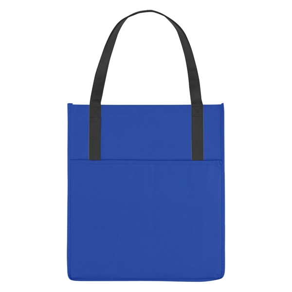 Non-Woven Shopper's Pocket Tote Bag - Non-Woven Shopper's Pocket Tote Bag - Image 18 of 19