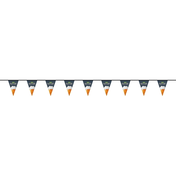 15' PVC Triangular Pennant String - 15' PVC Triangular Pennant String - Image 1 of 4