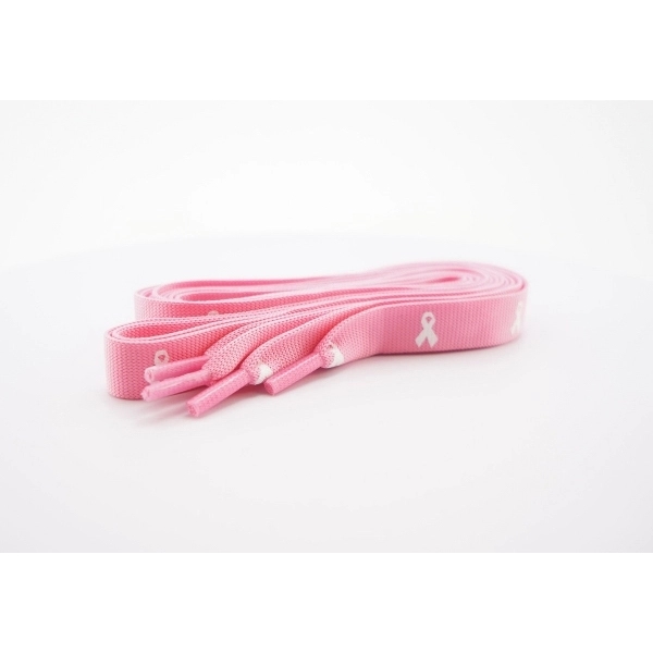 Breast Cancer Awareness 45" Shoe Laces - Breast Cancer Awareness 45" Shoe Laces - Image 1 of 5