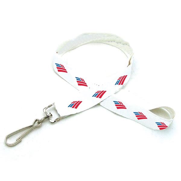 Sublimated Recycled Lanyard - Recycled Plastic J-Hook - Sublimated Recycled Lanyard - Recycled Plastic J-Hook - Image 2 of 2