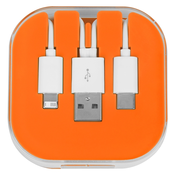 3-In-1 Charge Cable With Phone Stand - 3-In-1 Charge Cable With Phone Stand - Image 8 of 20