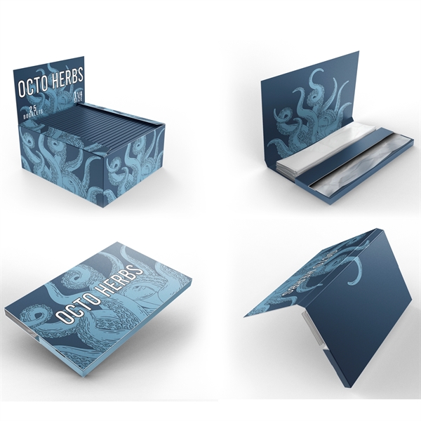 1 1/4 Custom Hemp Rolling Papers with Tips - 1 1/4 Custom Hemp Rolling Papers with Tips - Image 0 of 7