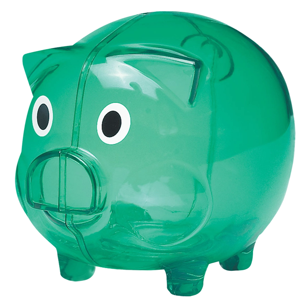 Plastic Piggy Bank - Plastic Piggy Bank - Image 3 of 6