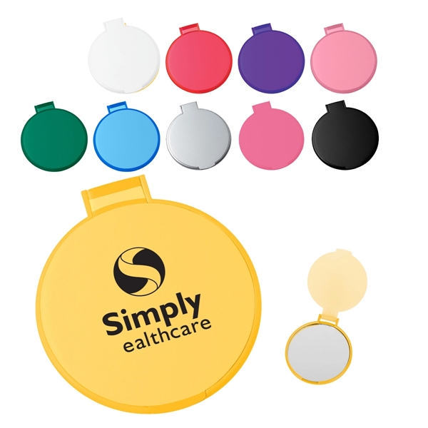 Handy Round Compact Mirror - Handy Round Compact Mirror - Image 0 of 10