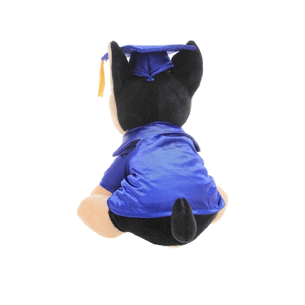 Soft Plush Stuffed Dog in Graduation Cap & Gown - Soft Plush Stuffed Dog in Graduation Cap & Gown - Image 2 of 29