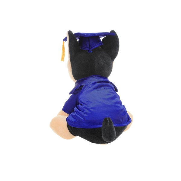Soft Plush Stuffed Dog in Graduation Cap & Gown - Soft Plush Stuffed Dog in Graduation Cap & Gown - Image 29 of 29