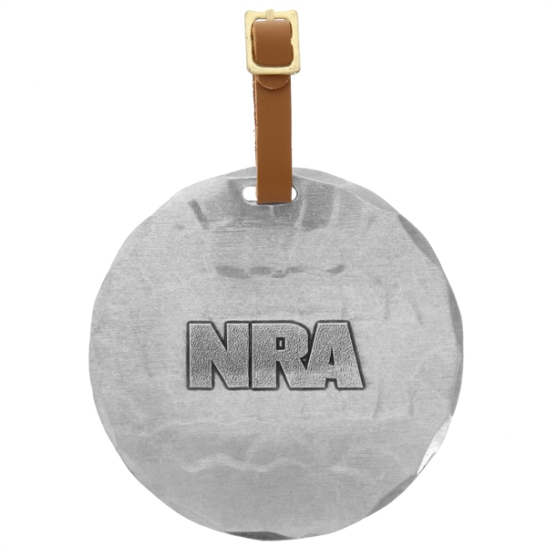 Wexford Round Metal Luggage Tag - Wexford Round Metal Luggage Tag - Image 2 of 6