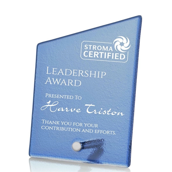 Atchison Blue Slant Award - Silver - Atchison Blue Slant Award - Silver - Image 1 of 7
