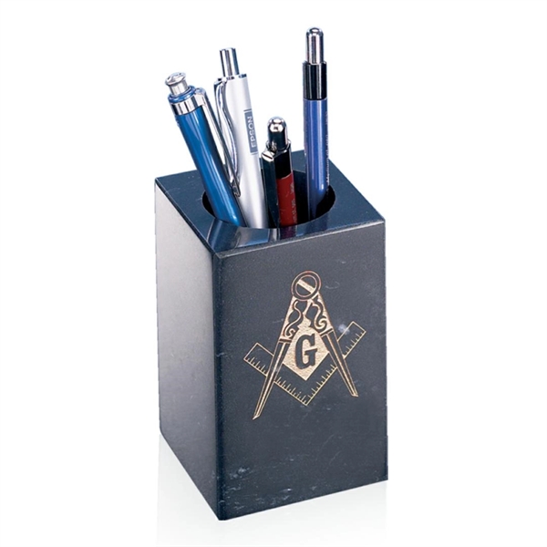 Pencil Holder - Black Marble - Pencil Holder - Black Marble - Image 0 of 0