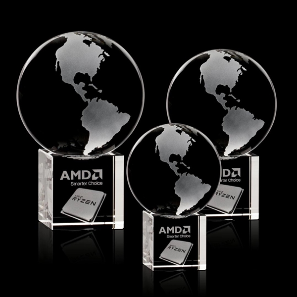 Globe on Cube 3D Award