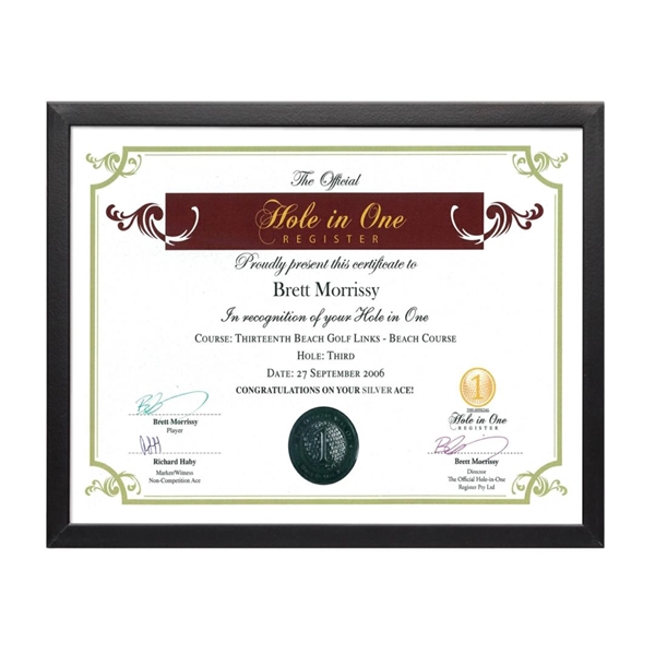 Acacia Certificate Holder