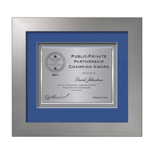 Premier Certificate TexEtch - Silver