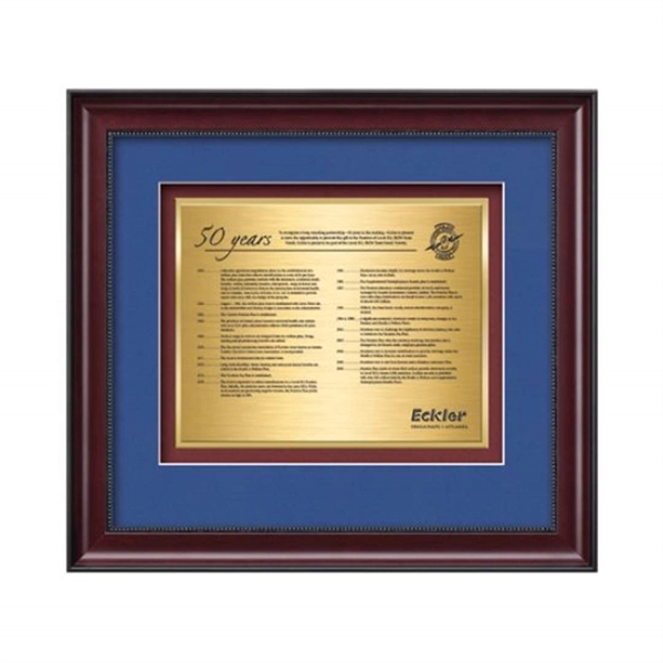 Caprera Certificate TexEtch - Mahogany